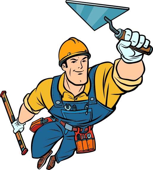 ouvrier_constructeur_de_maison_concept constructeur solide maisons concept